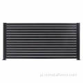 Prywatność w ogrodzie aluminiowa slat dla hurtowych
